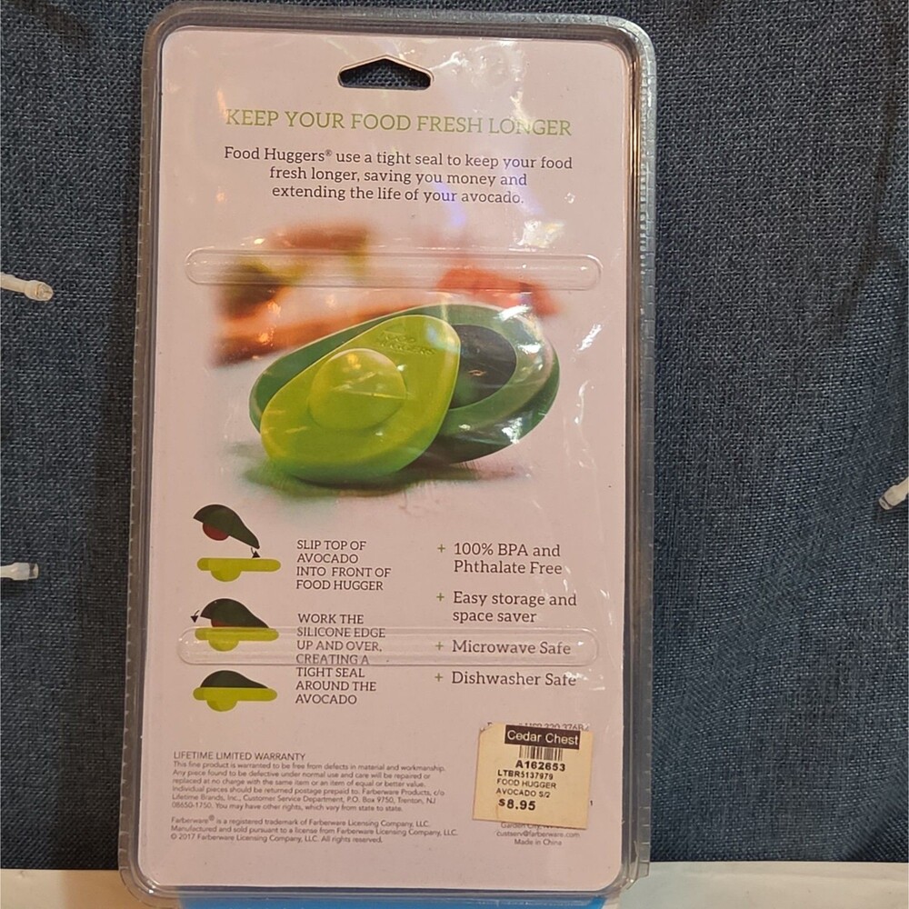 Farberware Food Huggers Silicone Avocado Saver 2-Pack BPA-Free - Picture 9 of 16